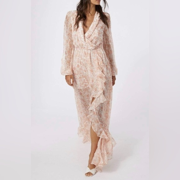 Caroline Constas Vivian gown in orange NWT - Picture 5 of 10